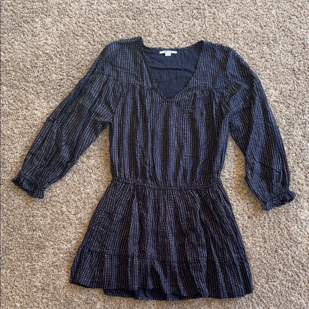 O’Neill navy all over printed dress size large
